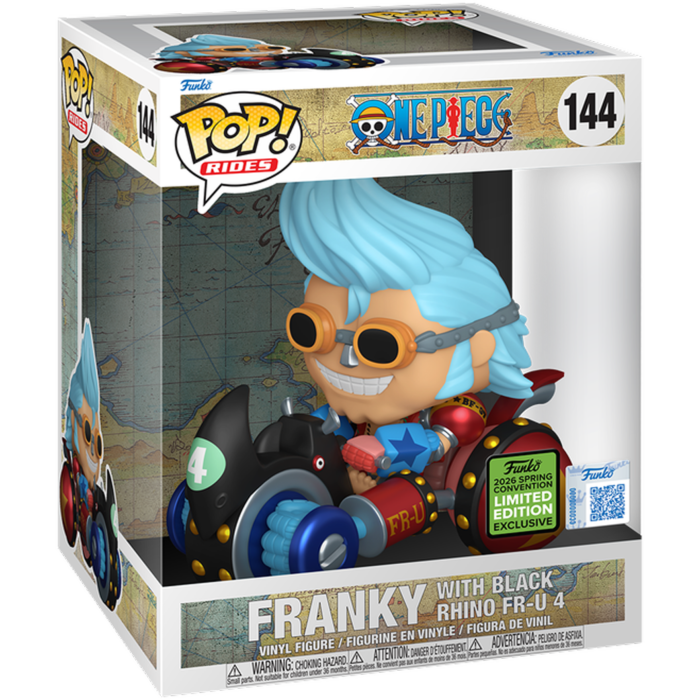 One Piece - Franky with Black Rhino FR-U 4 Pop! Rides (2026 Spring Convention Exclusive)