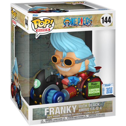 One Piece - Franky with Black Rhino FR-U 4 Pop! Rides (2026 Spring Convention Exclusive)