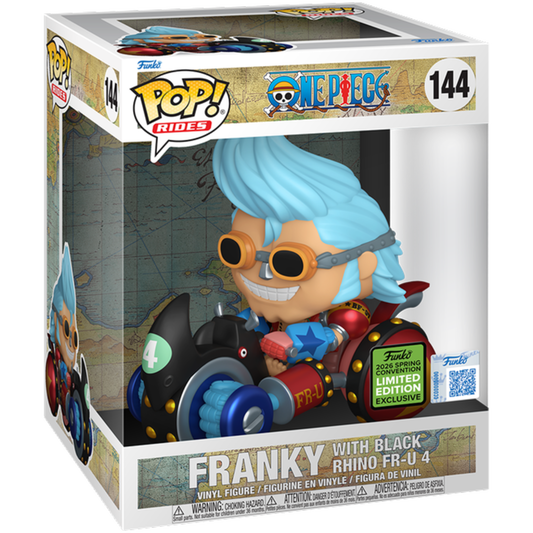 One Piece - Franky with Black Rhino FR-U 4 Pop! Rides (2026 Spring Convention Exclusive)