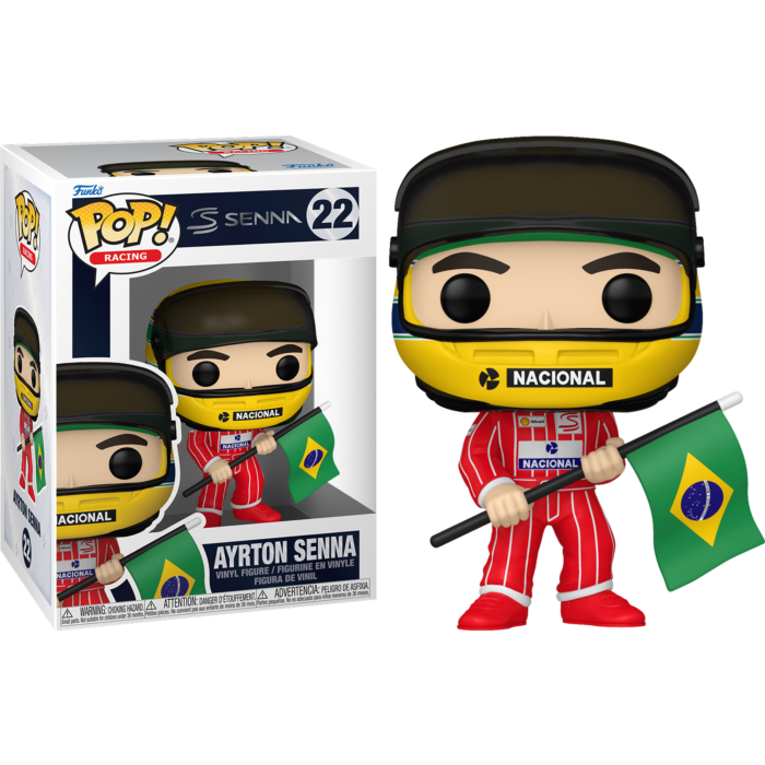 F1: Formula 1 - Ayrton Senna with Brazilian Flag Pop!