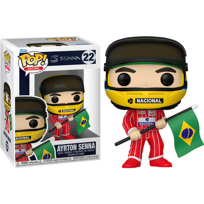 F1: Formula 1 - Ayrton Senna with Brazilian Flag Pop!
